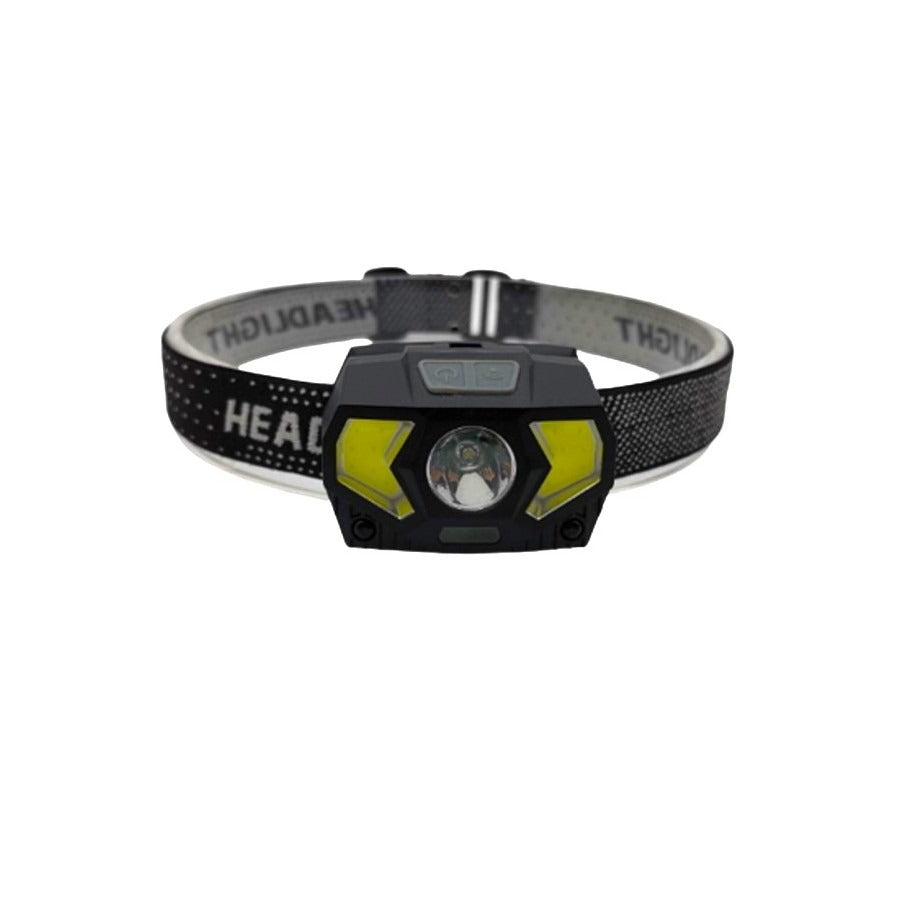 LED hoofdlamp - Oplaadbaar - Rood + wit - 3 in 1 - Met bewegingssensor LED hoofdlamp - Oplaadbaar - Rood + wit - 3 in 1 - Met bewegingssensor